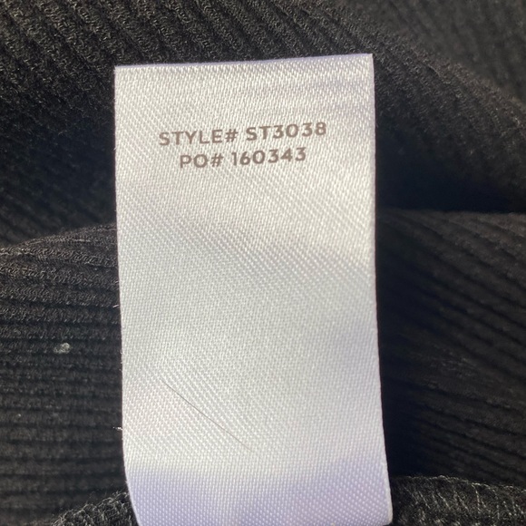 Lulu's Black Ribbed Bodycon Midi Skirt - Picture 8 of 8